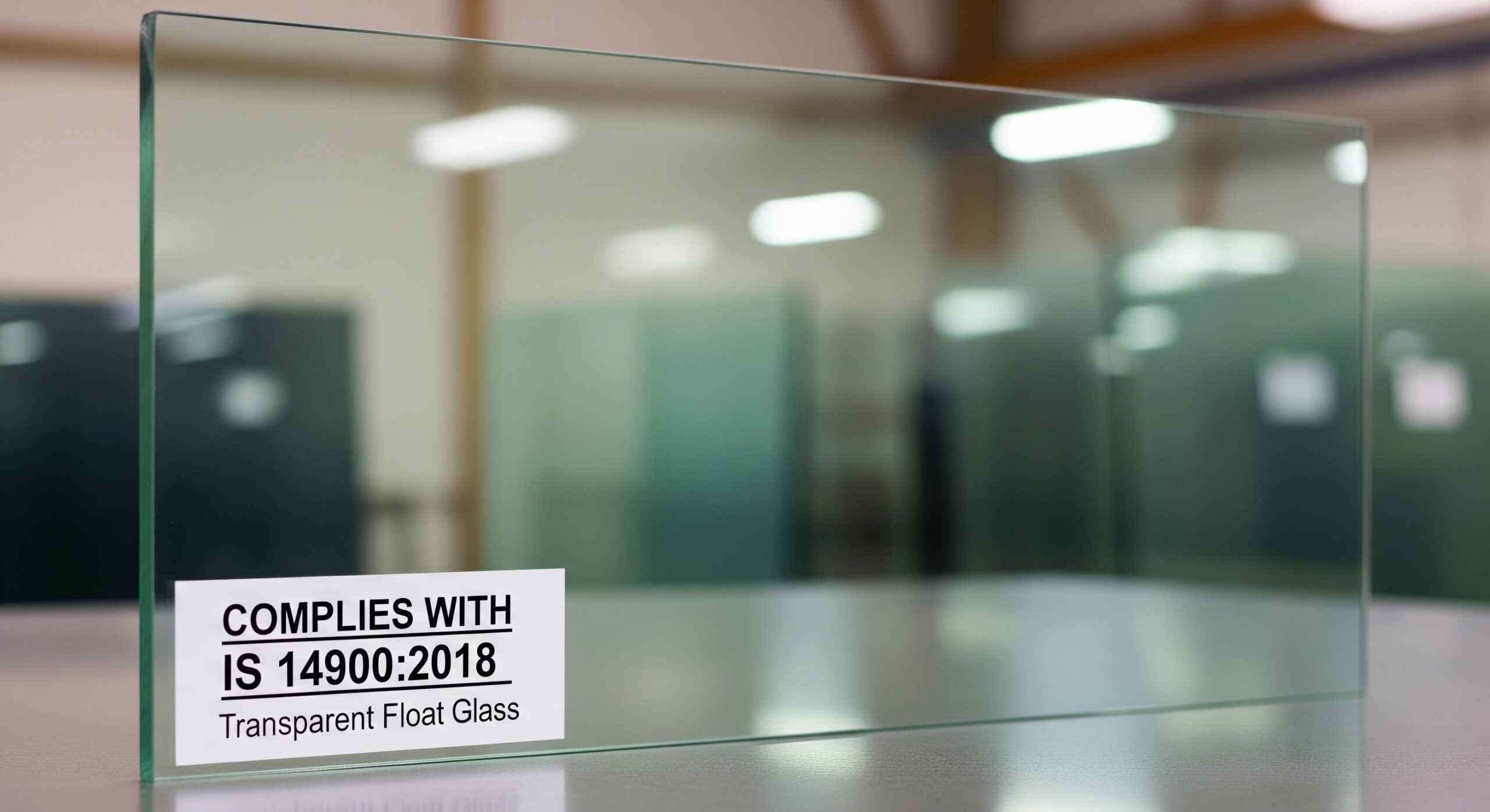 Transparent Float Glass – IS 14900:2018