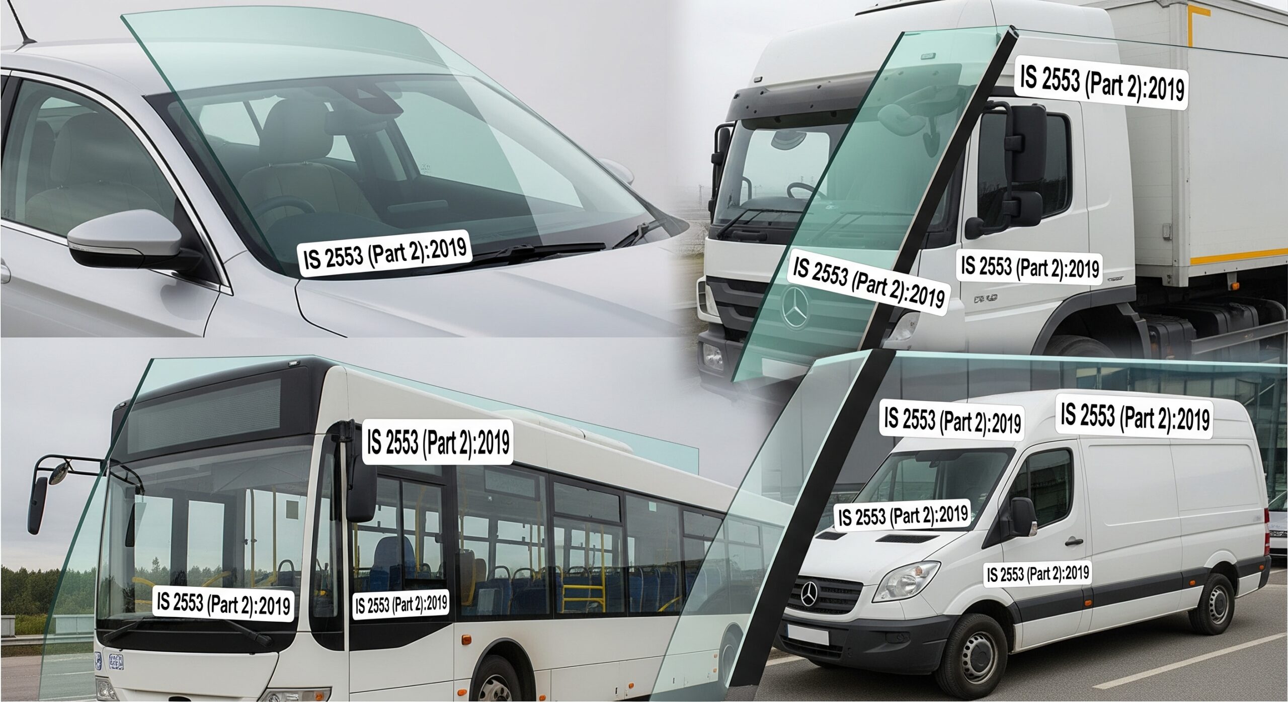 Safety Glass (Road Transport) – IS 2553 (Part 2):2019