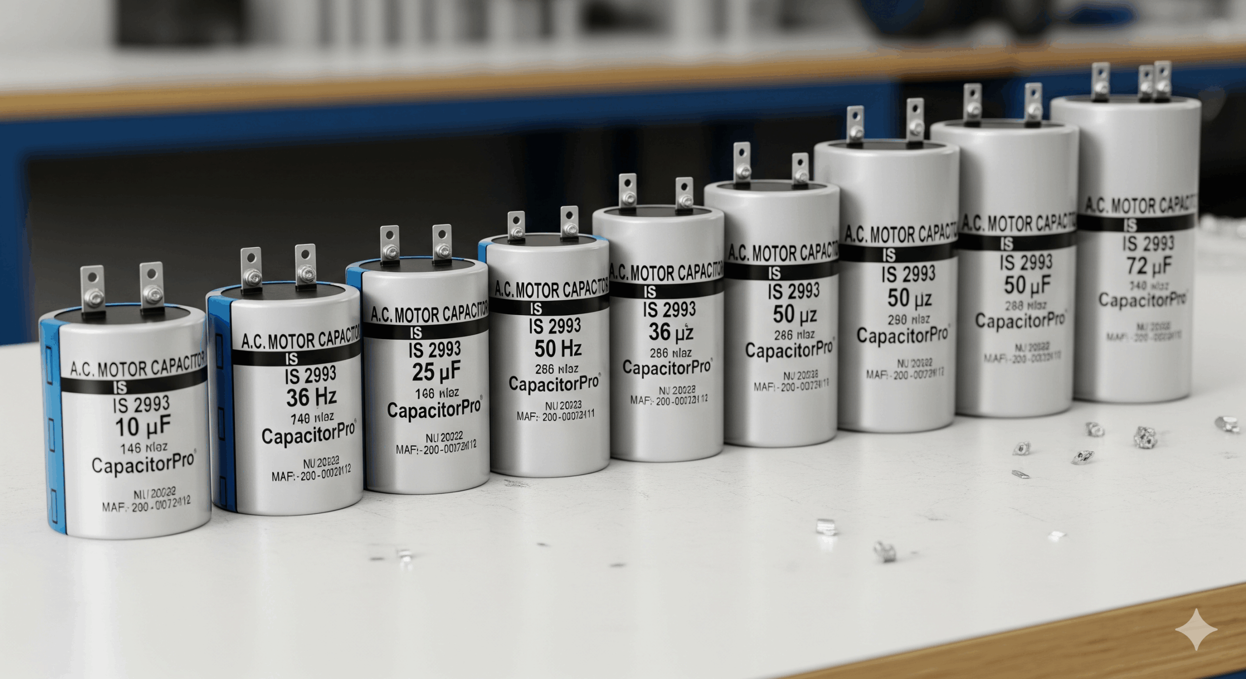A.C. Motor Capacitors (IS 2993)