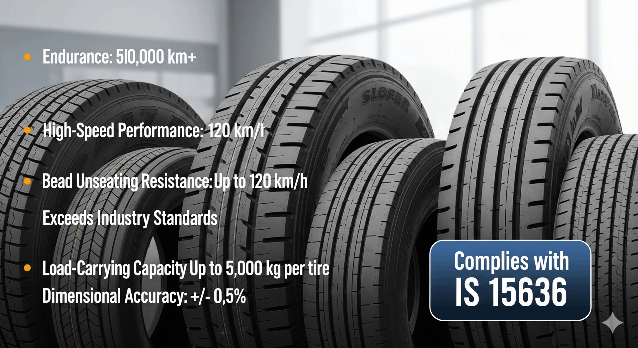 Pneumatic Tyres for Commercial Vehicles IS 15636