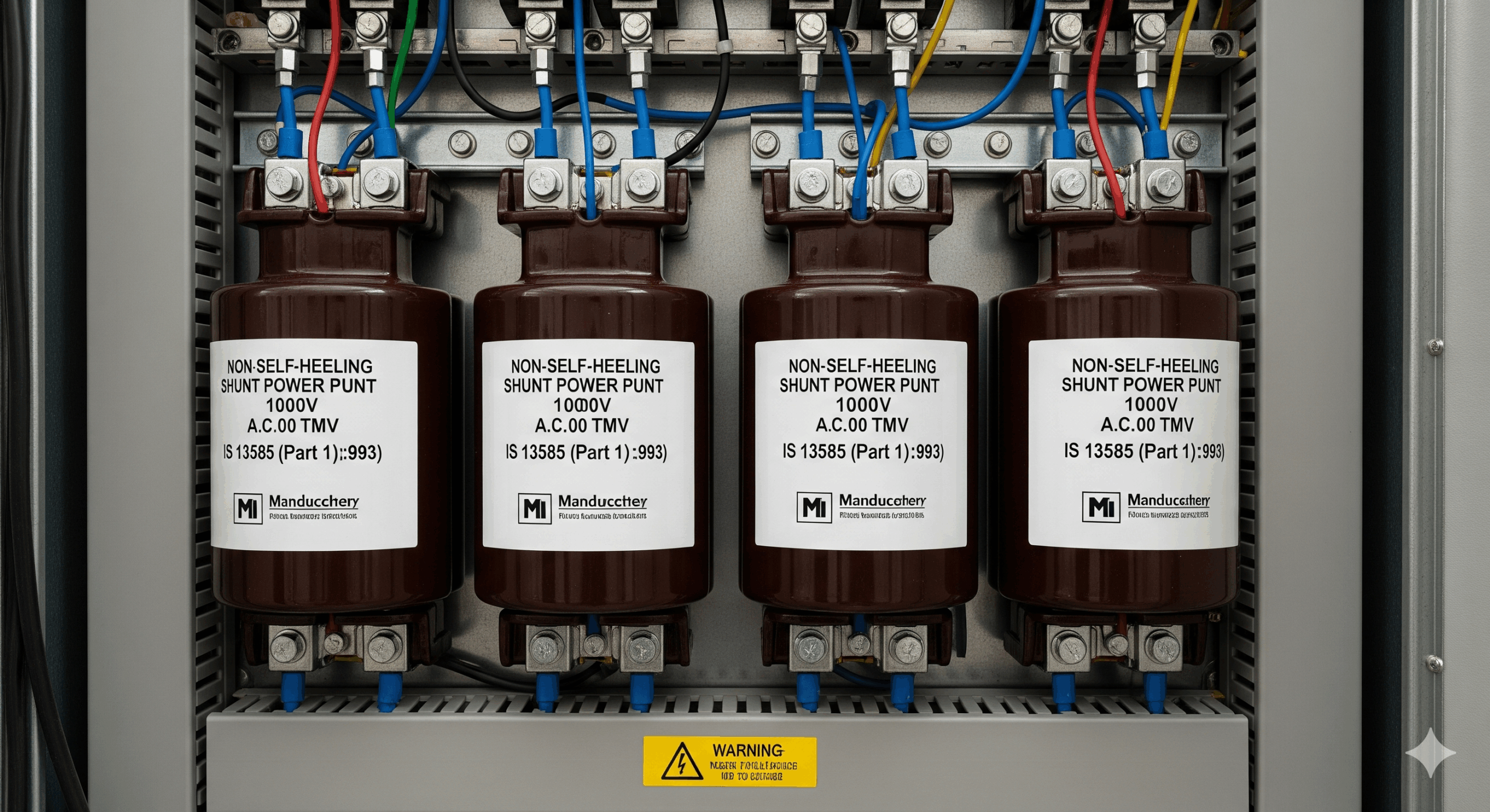 Shunt Power Capacitors of the Non-Self-Healing Type for AC Systems having a Rated Voltage up to and Including 1000 V IS 13585 (Part 1):1993