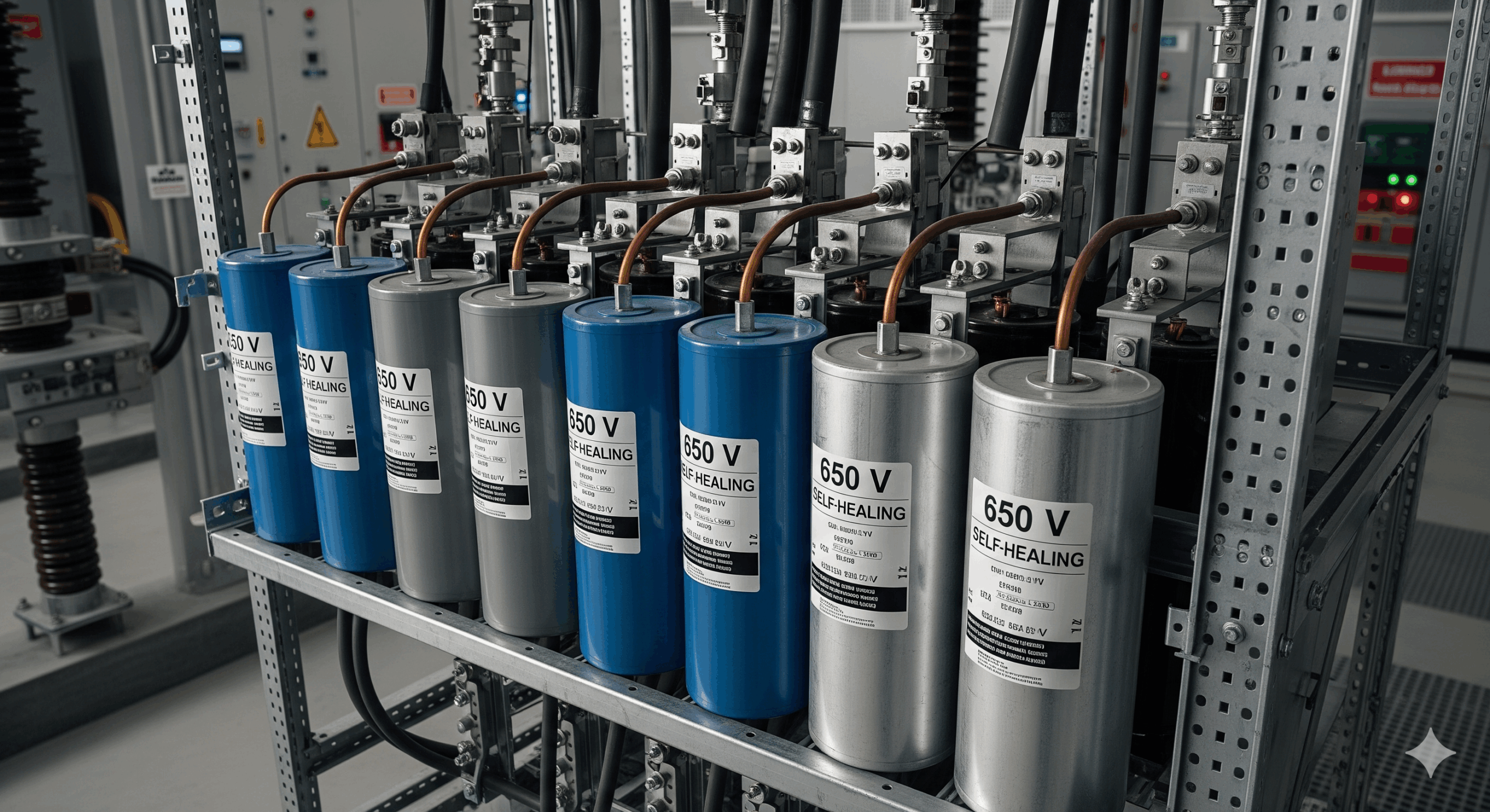 Power Capacitors of Self-Healing Type for A.C. Power Systems (up to 650 V) IS 13340