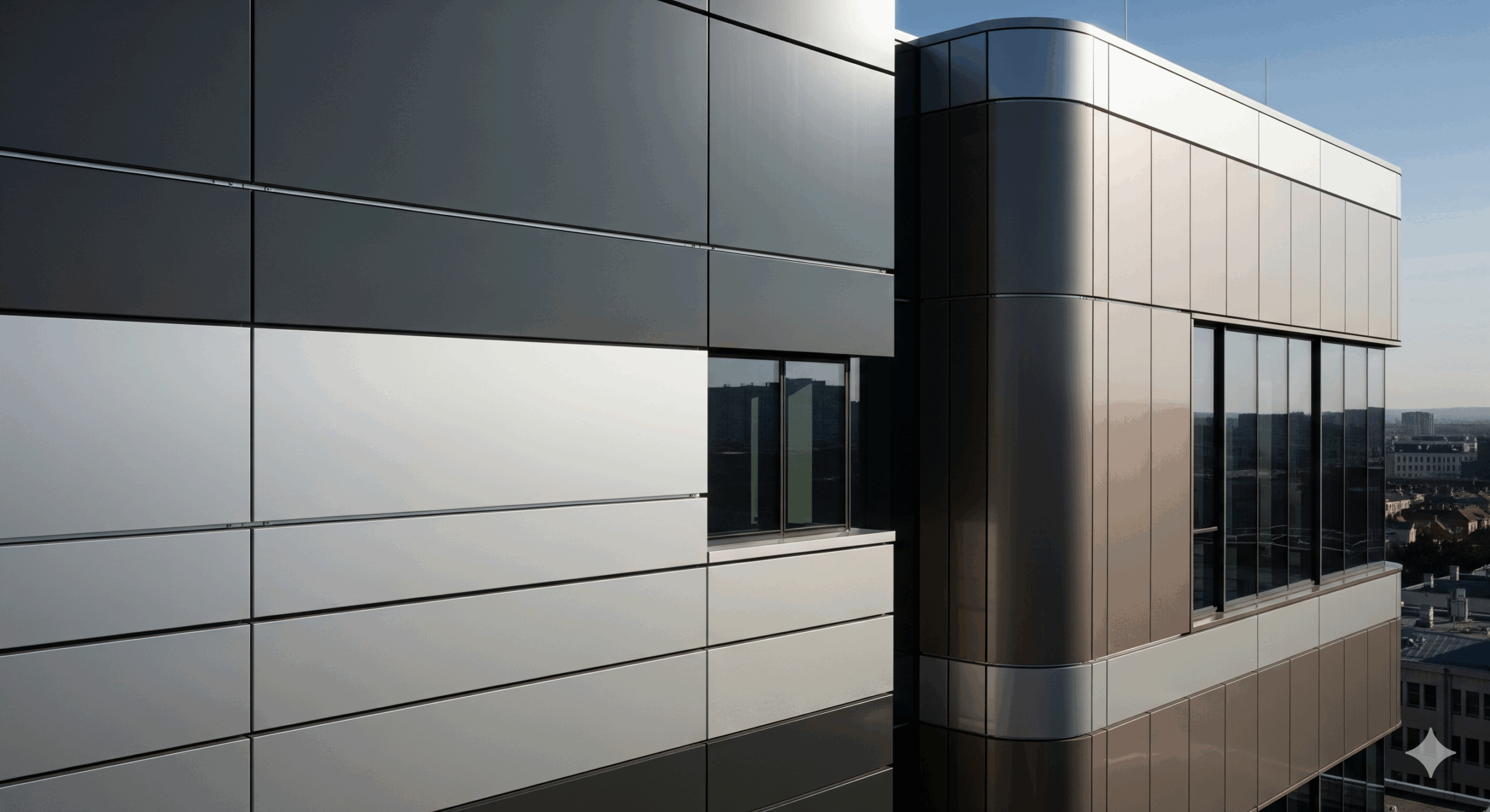 Aluminium composite panels for building construction, façades, cladding, and architectural applications.