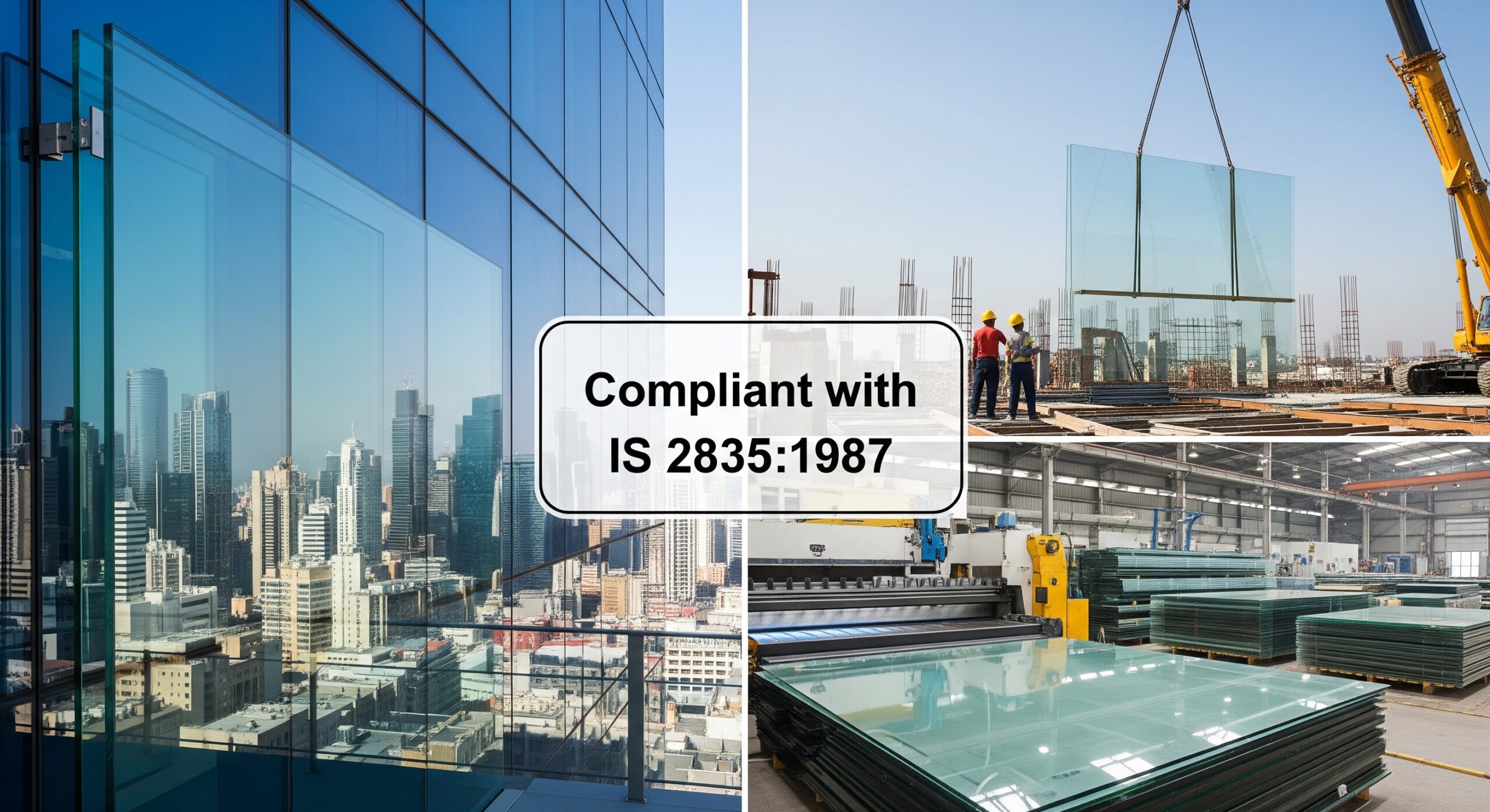 Flat Transparent Sheet Glass (IS 2835:1987)