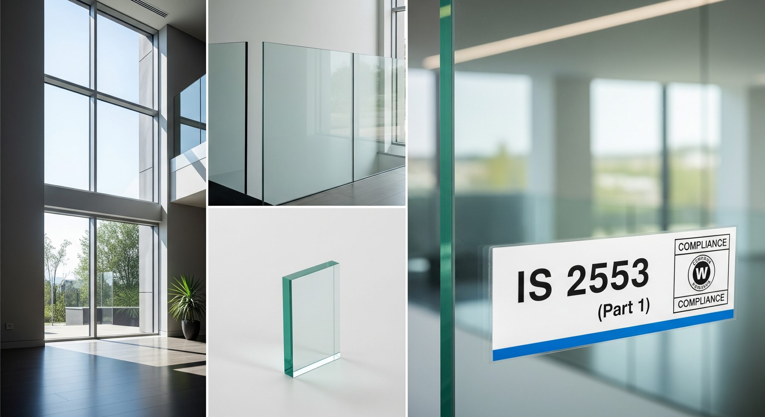 Safety Glass (Architectural, Building and General Uses) – IS 2553 (Part 1)